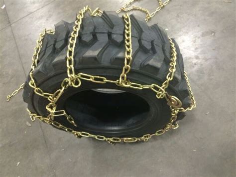 10x16.5 skid steer tire chains|bobcat chains.